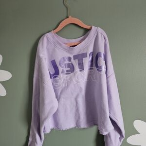 Justice Purple Sweatshirt